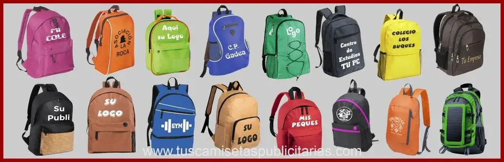 Mochilas Personalizadas, Mochilas Colegios Impresas, Mochila Publicitaria