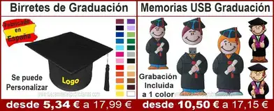 Birretes de Graduacion, Memorias USB Graduacion Graduado.