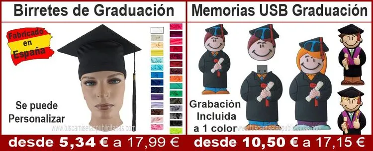Birretes de Graduación, USB graduados