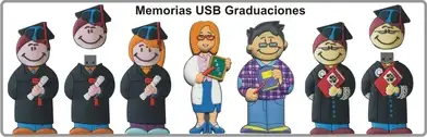 Memorias USB personaje Graduacion