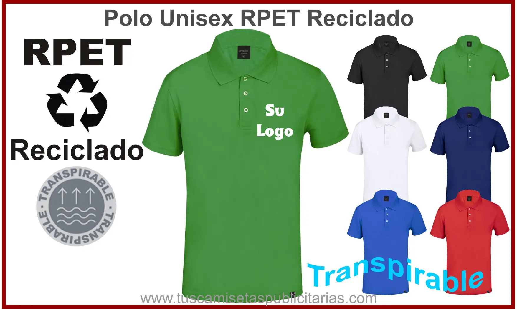 Polos Reciclados RPET
