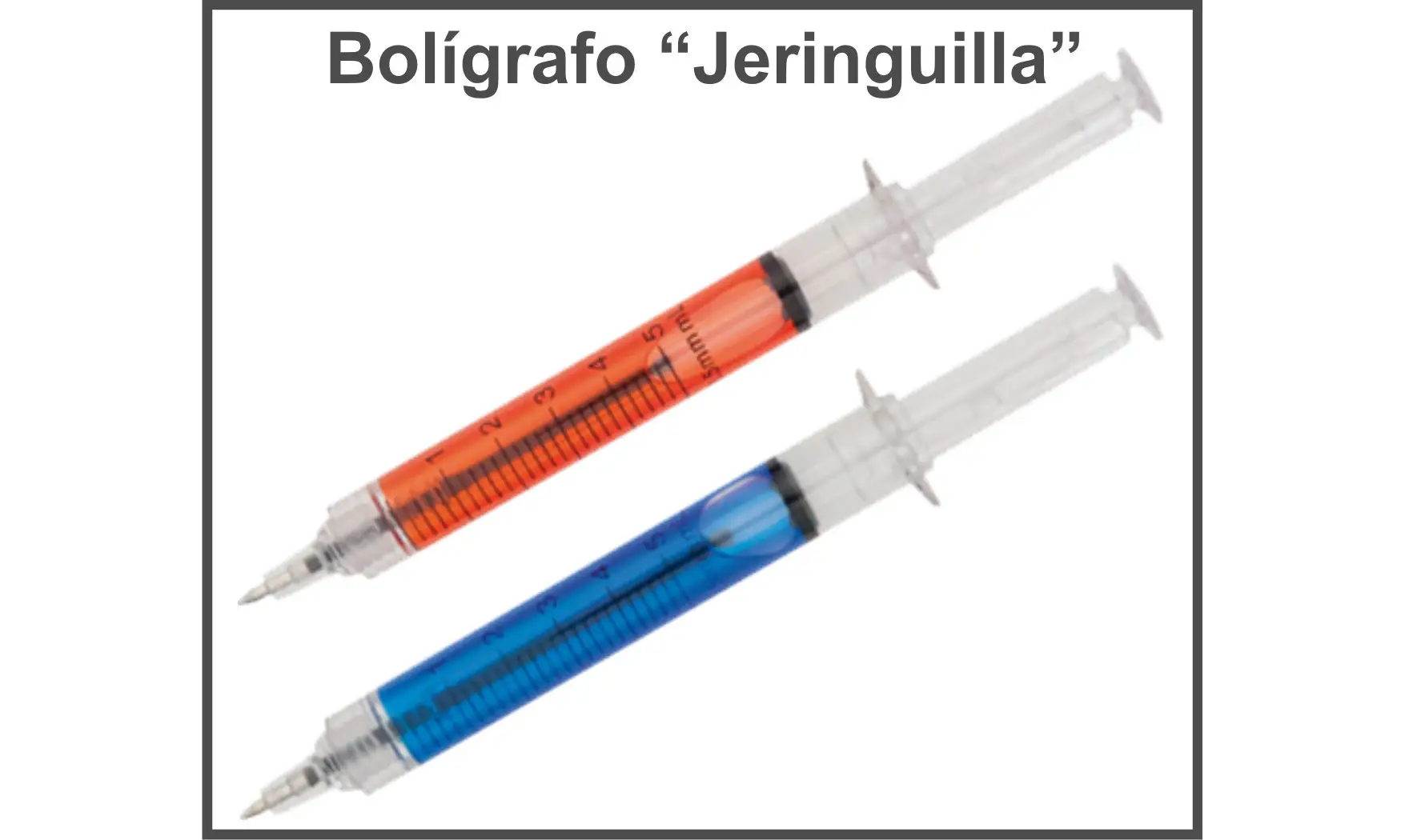 Boli Publicidad Jeringuilla