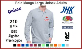 Polo Publicitario Personalizado M/Larga.