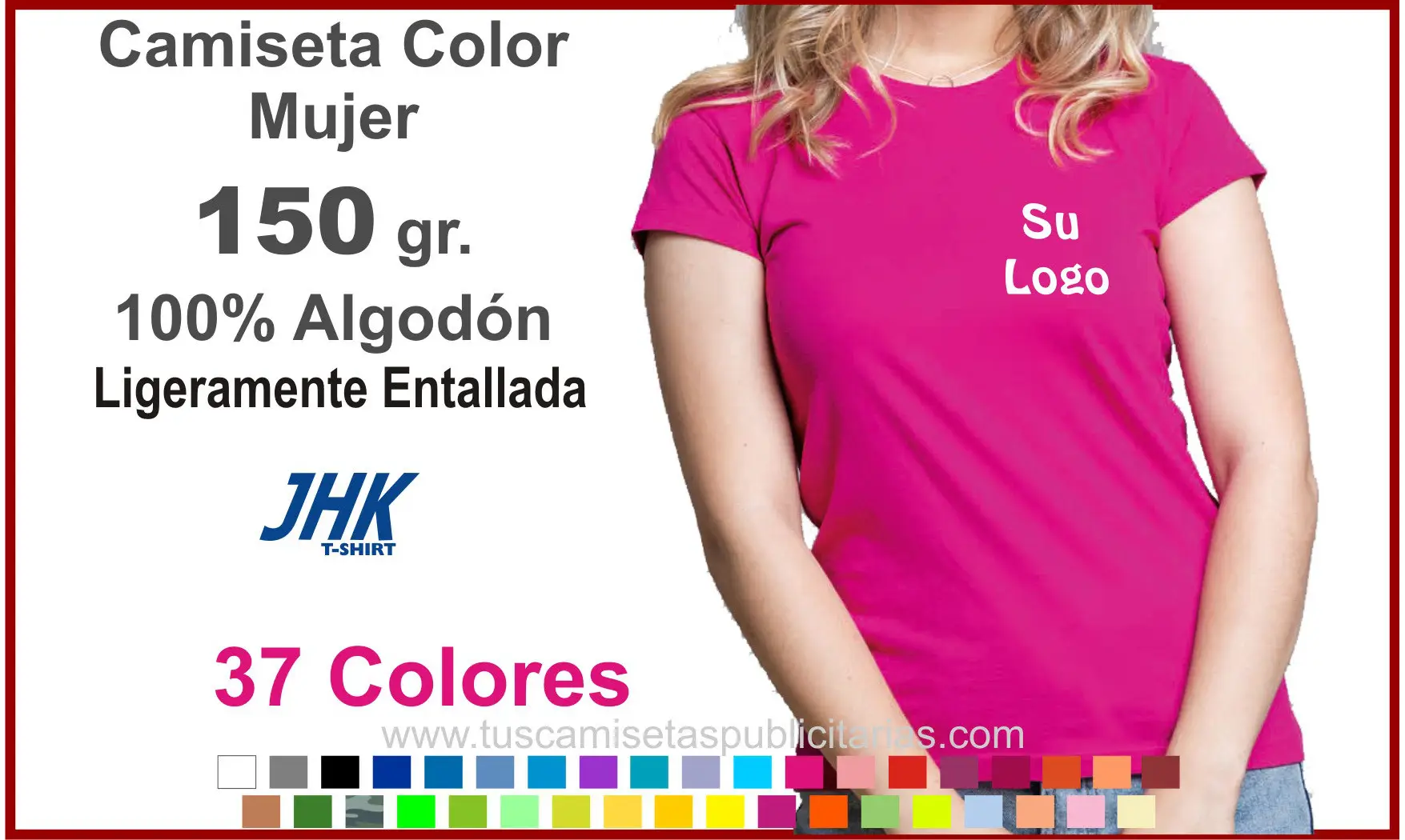 Camiseta Mujer Publicitaria