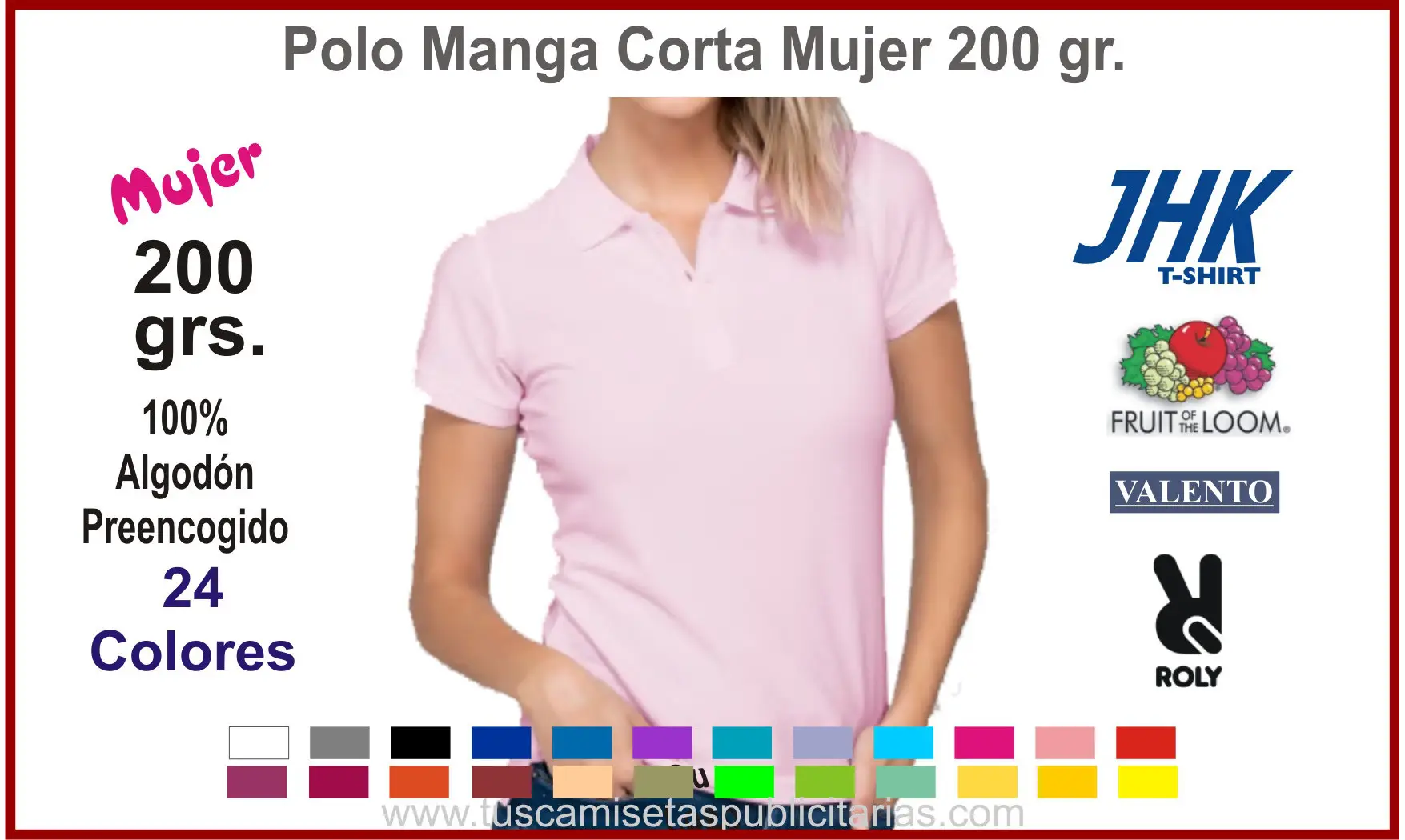 Polos Publicitarios Mujer