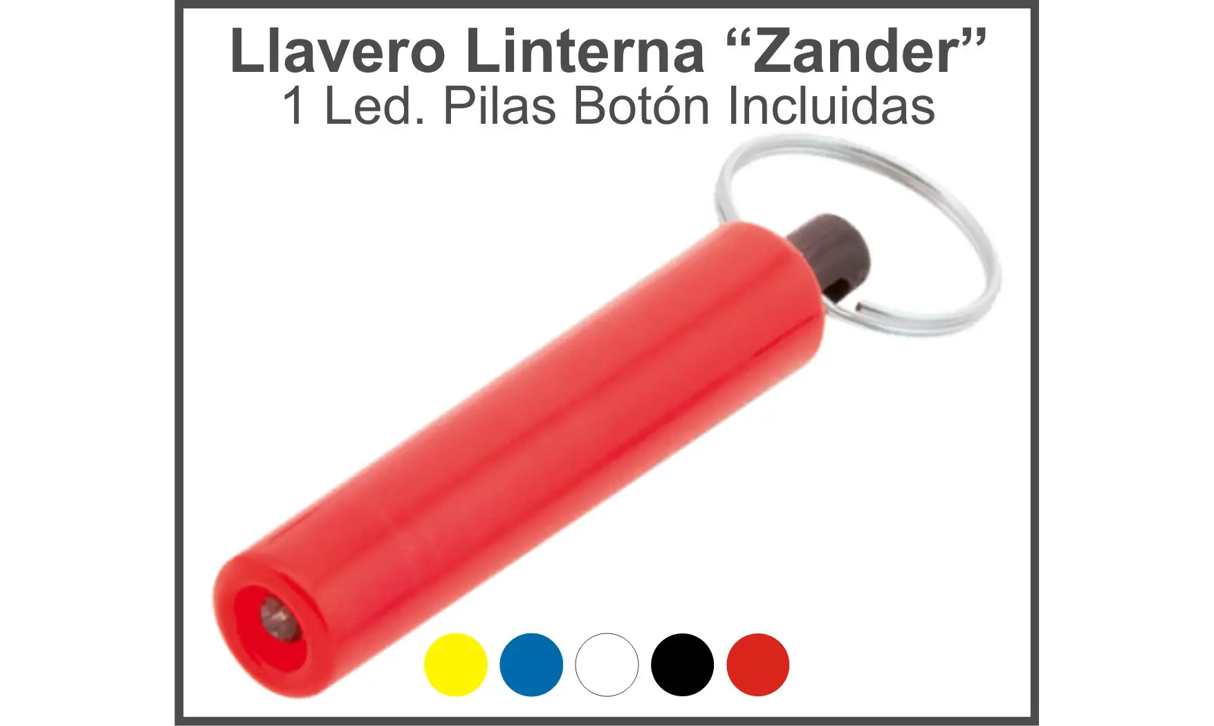 Llavero Personalizado Linterna