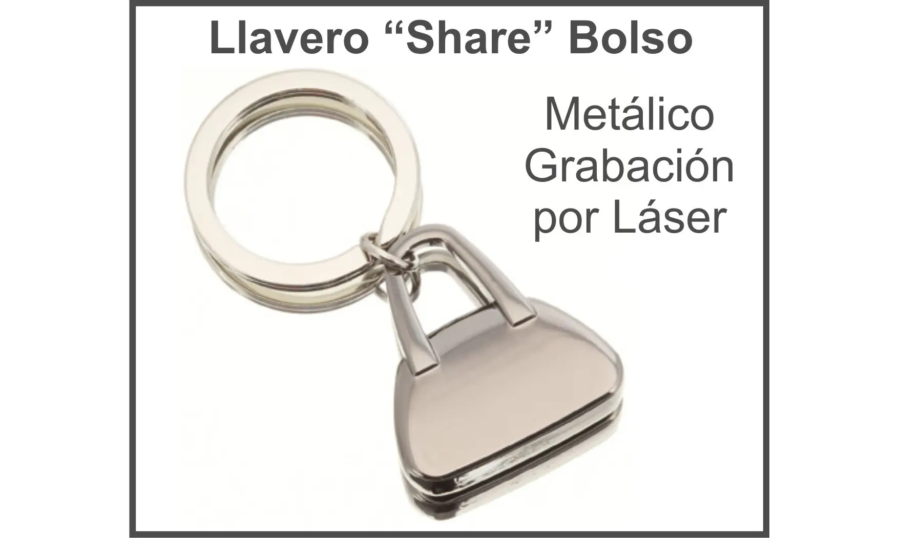 Llavero Publicitario Bolso