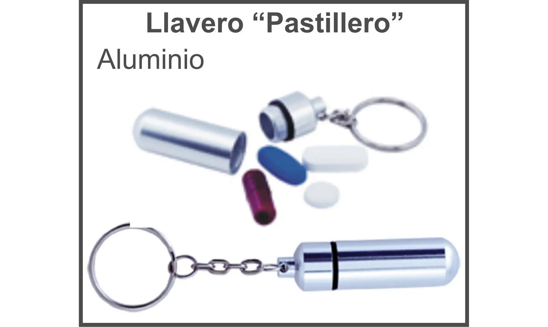 Llavero Pastillero Publicidad