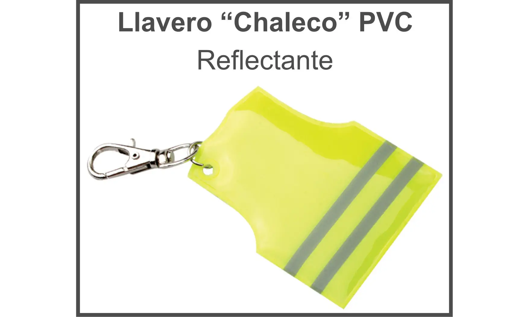 Llavero Publicitario Chaleco