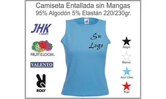 Camiseta Publicitaria Sin Mangas Mujer