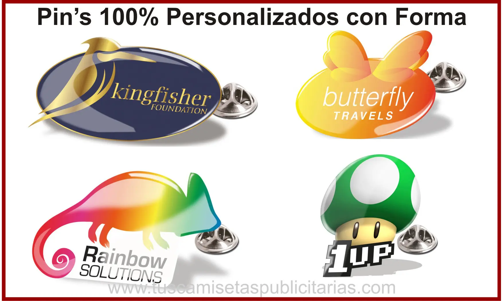 Pin Forma Personalizada