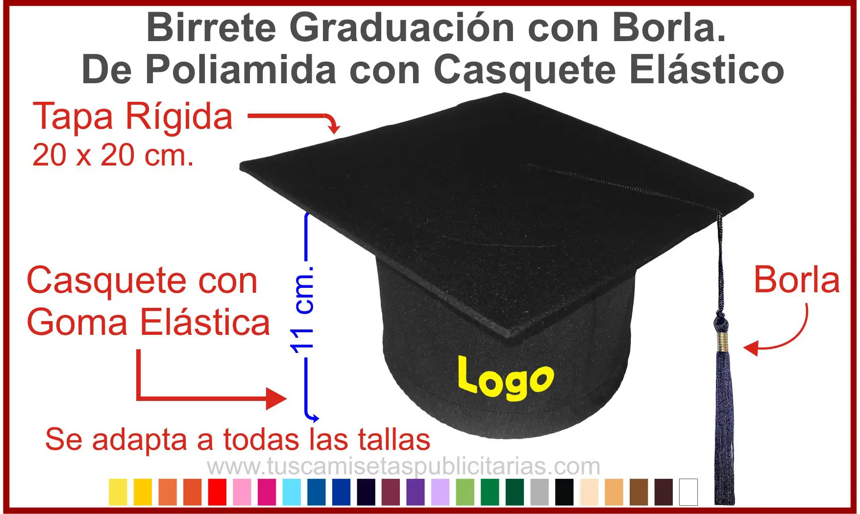 Birrete de Graduación Publicitario
