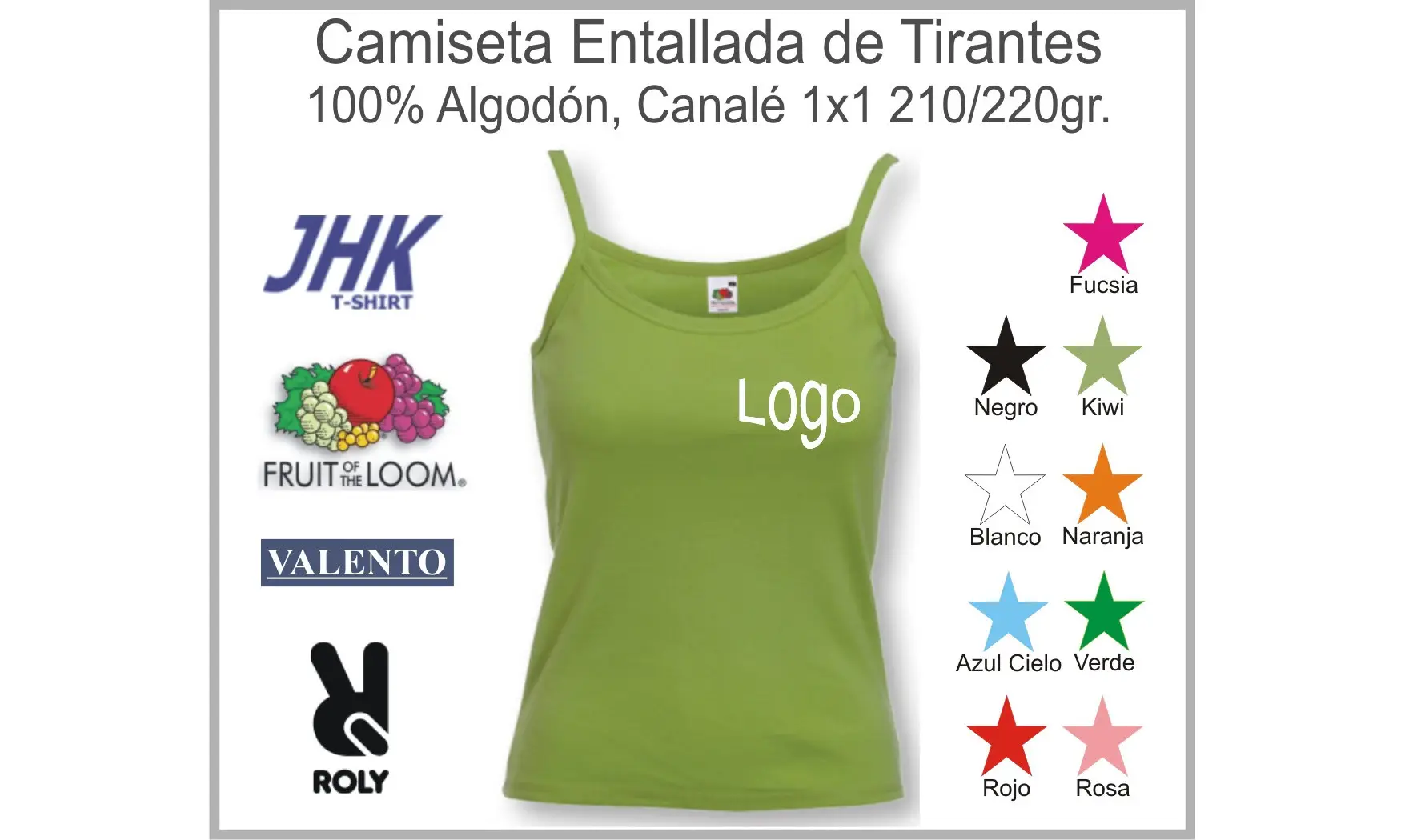 Camisetas Publicitarias Tirantes Mujer