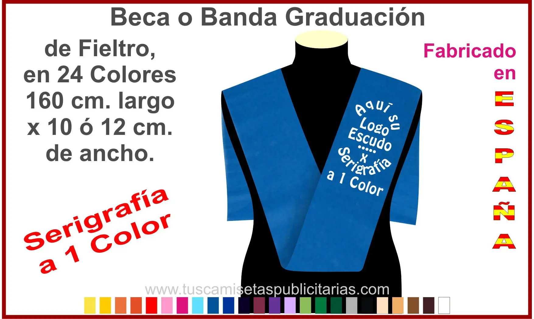 Becas Graduaciones Publicitarias 1 Color