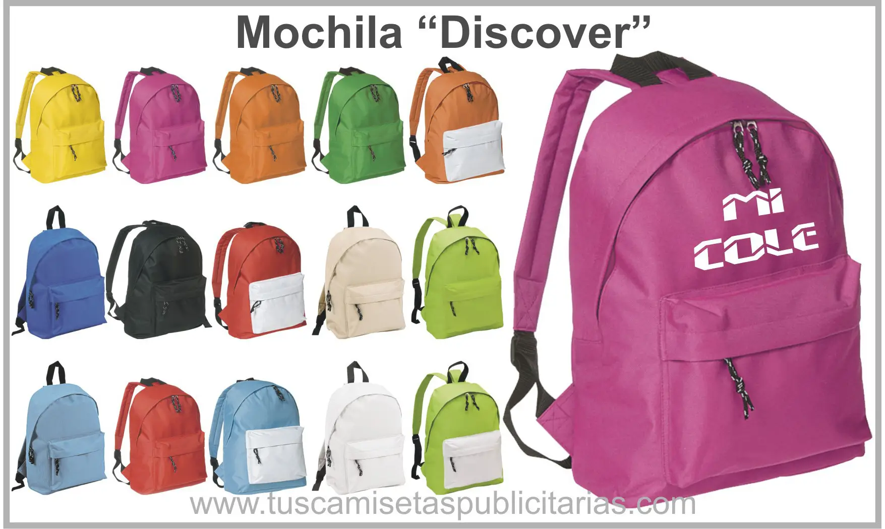 Mochilas Publicitarias Baratas Impresas