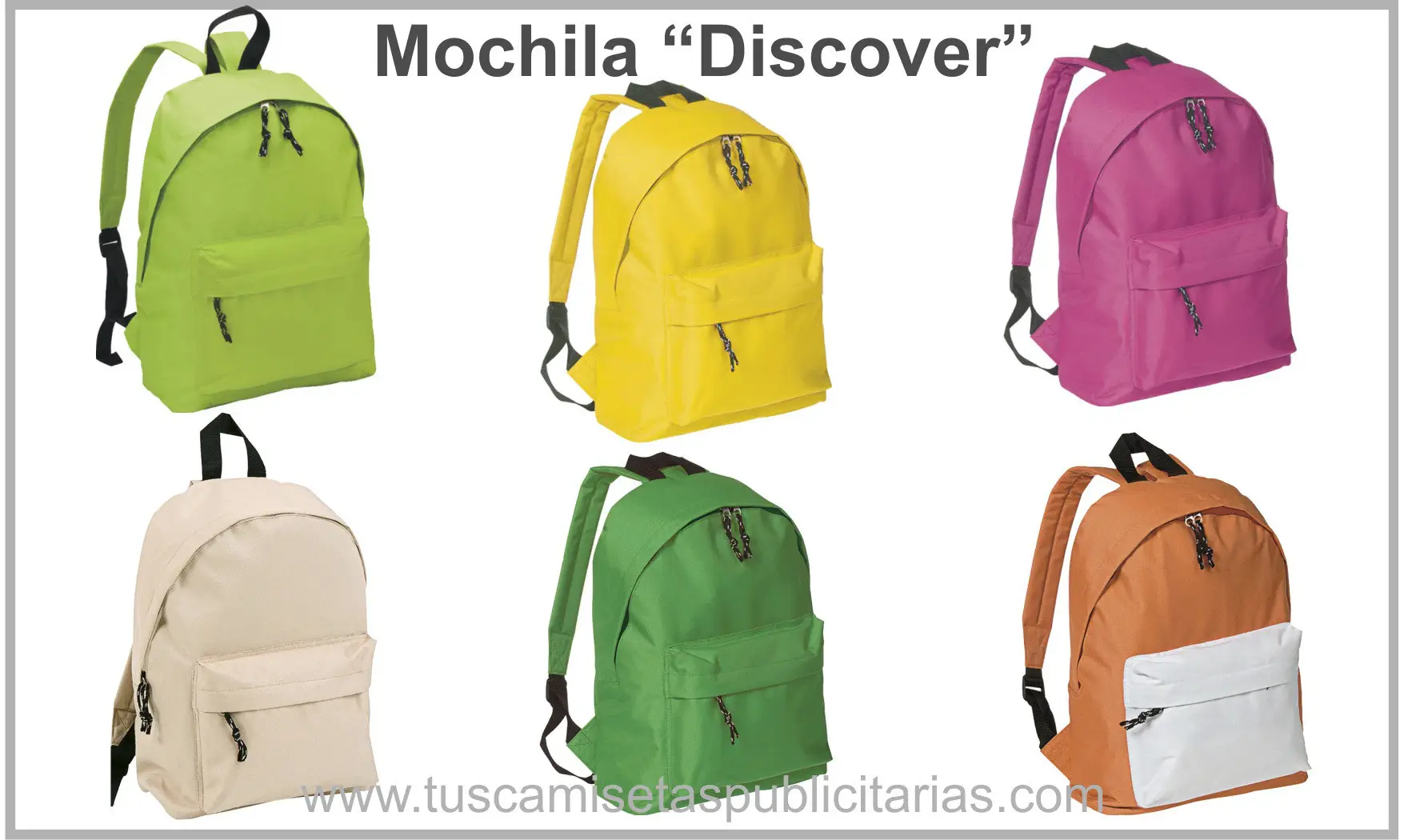 Mochilas Publicitarias Baratas Impresas