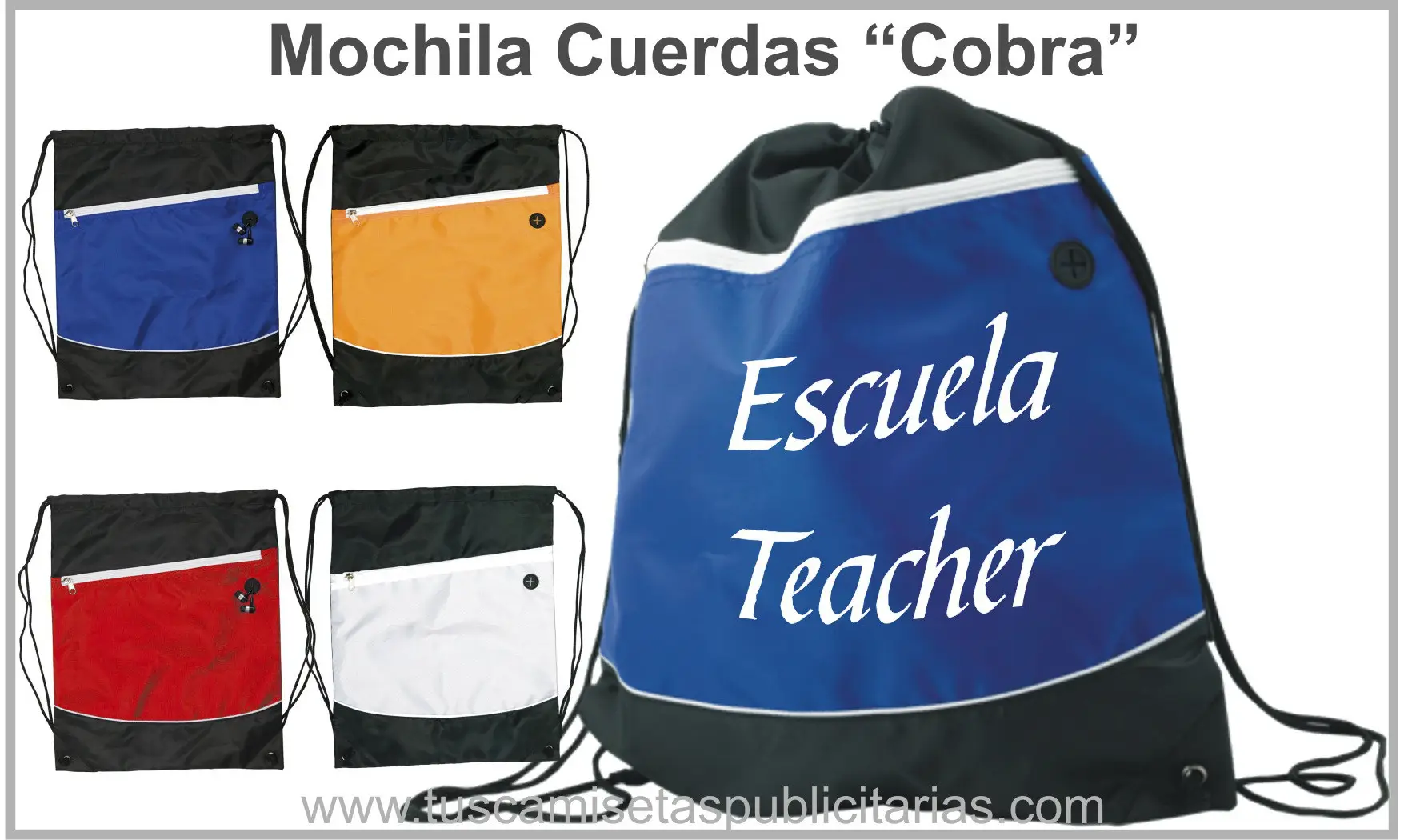 Mochila Barata Personalizada