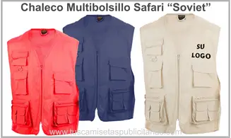 Chaleco Publicitario / Barato / Safari