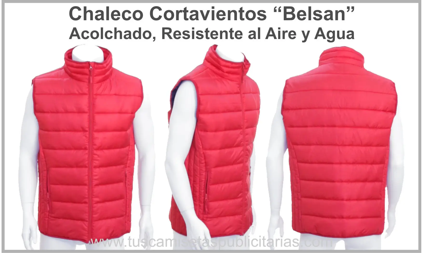 Chaleco Cortavientos Publicitario