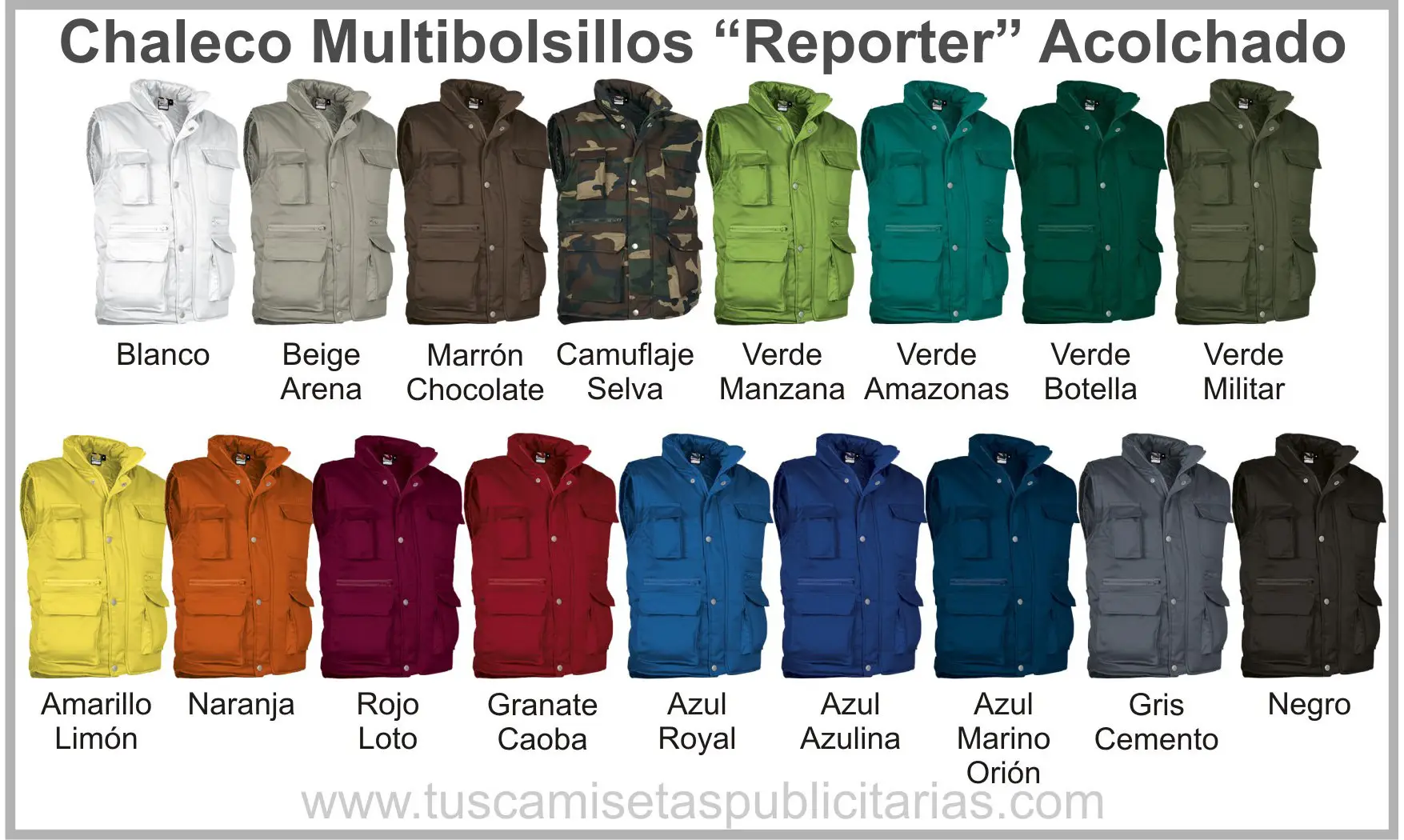 Chalecos Personalizados Acolchados