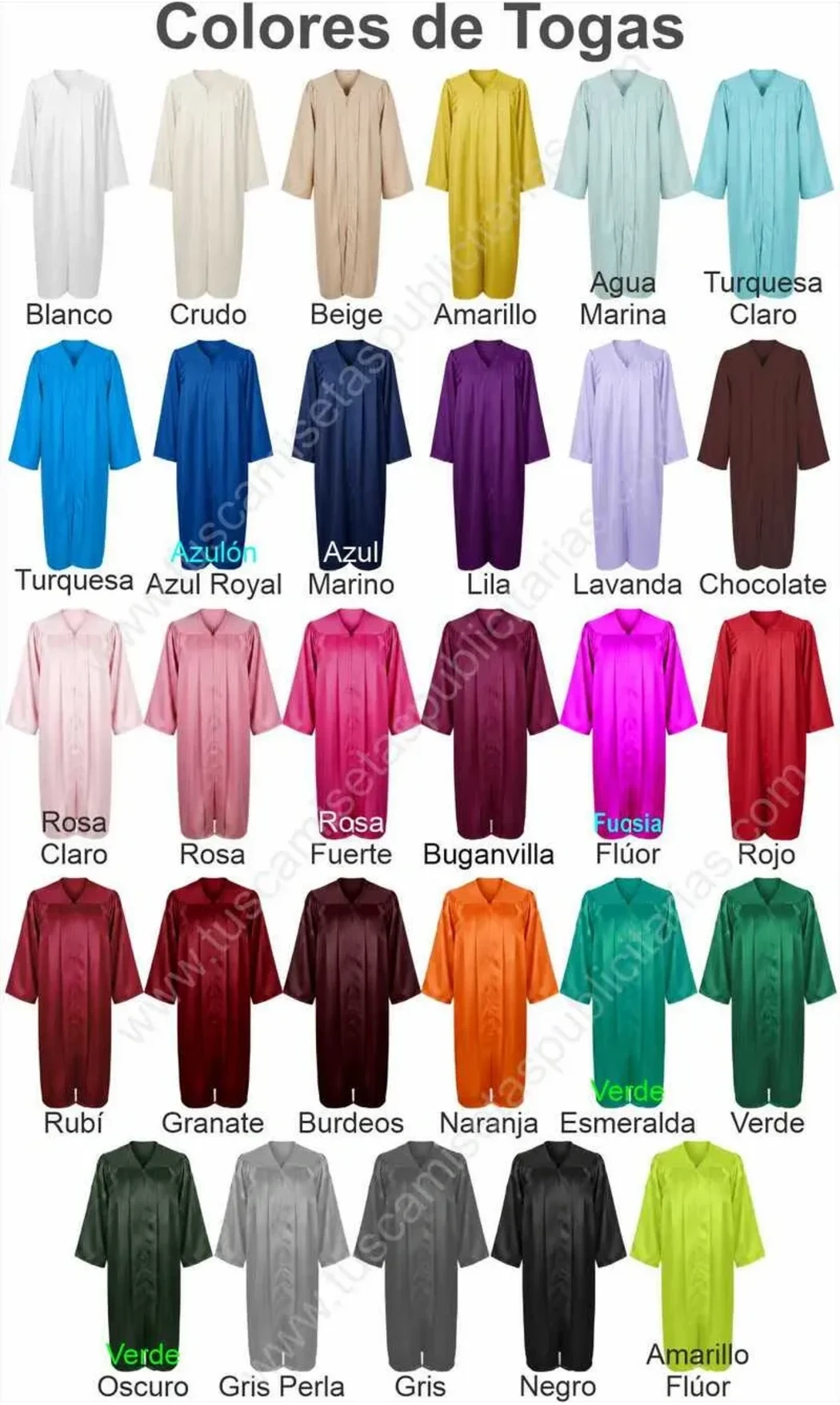 Togas Universitarias para Graduación