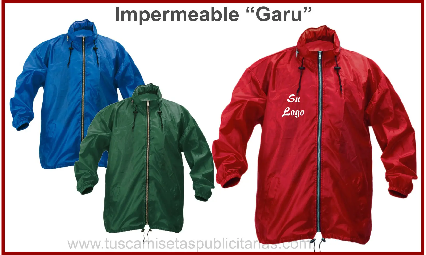 Chubasqueros Publicidad Impermeables