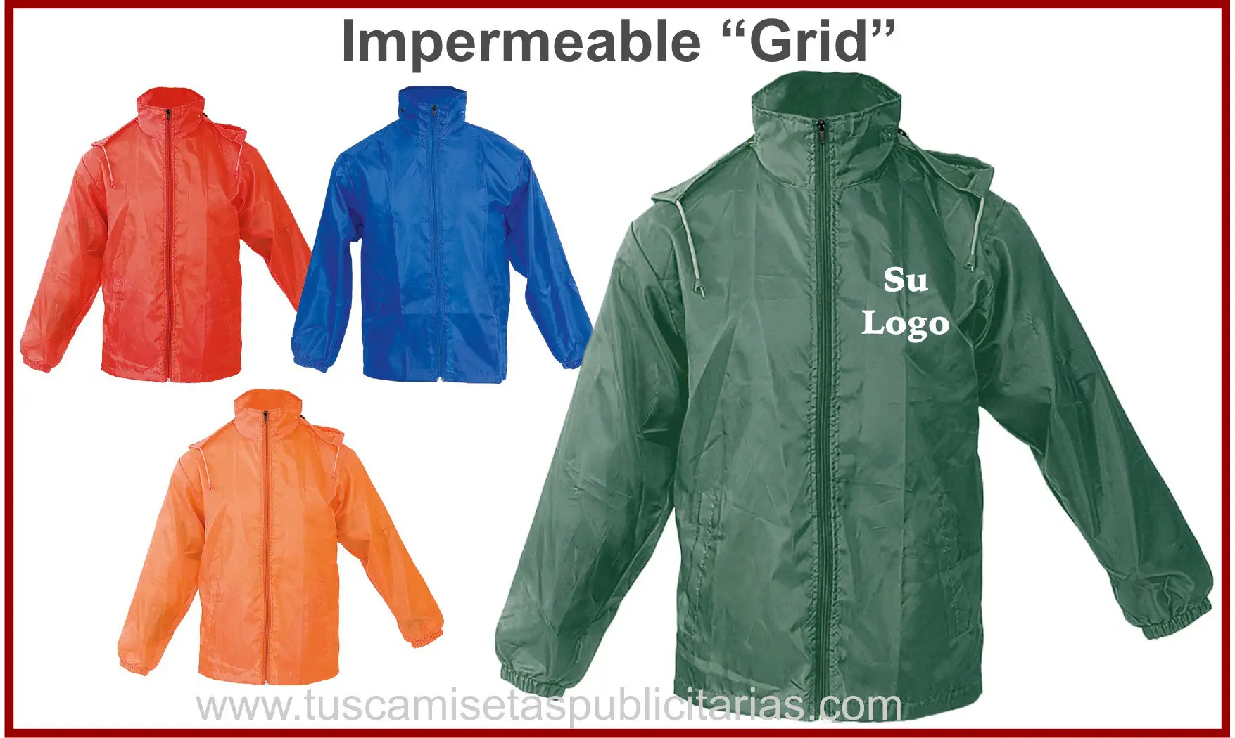 Chubasqueros Impermeables Publicidad