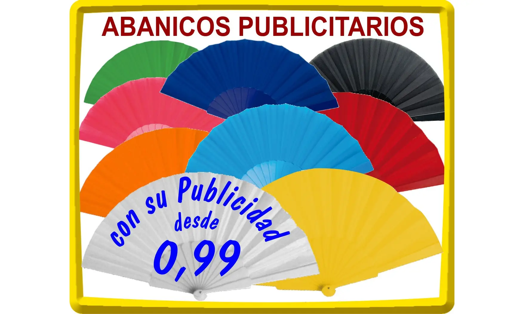 Abanicos Publicitarios Baratos