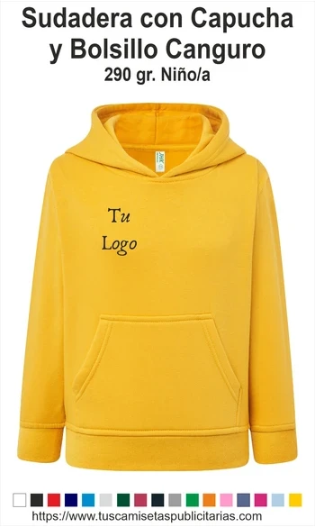 Sudaderas Publicitarias Niño Capucha