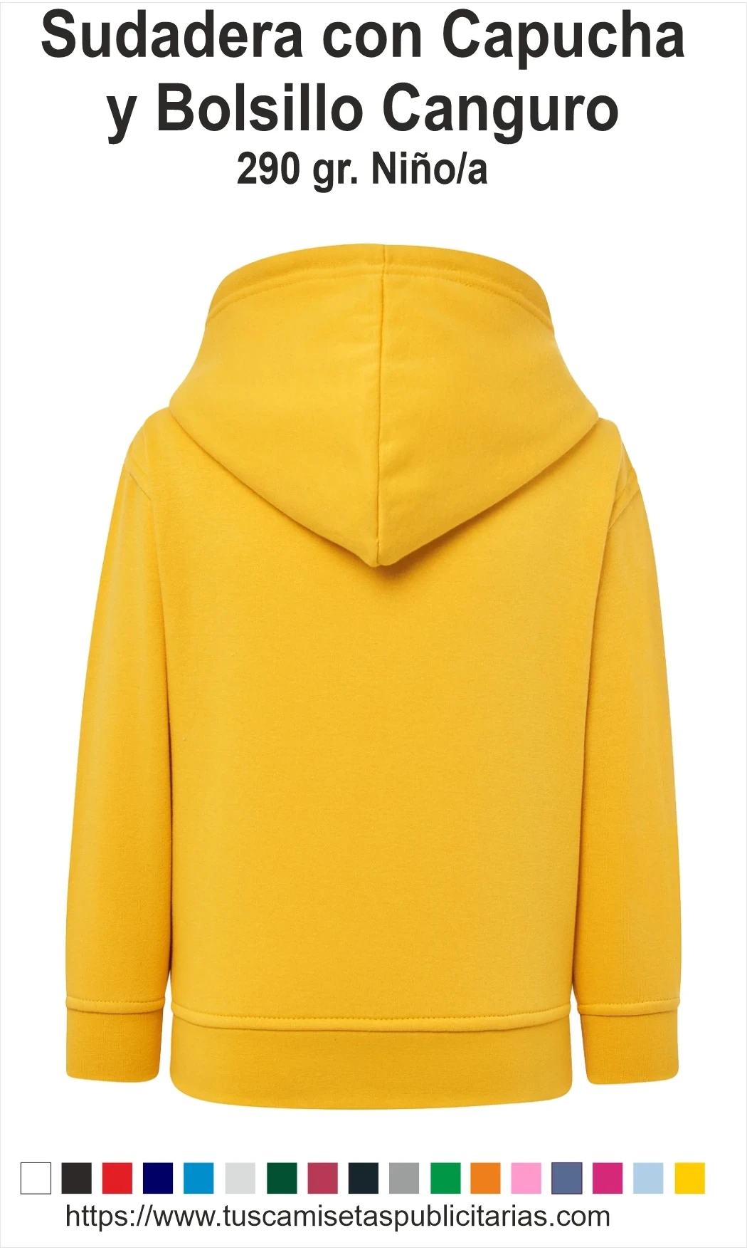 Sudaderas Publicitarias Niño Capucha