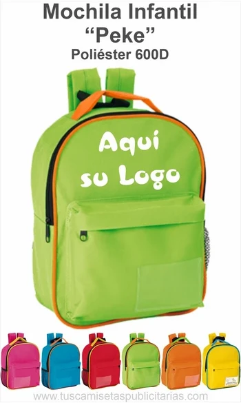 Mochila Personalizada Niño