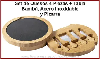 Set de Quesos Bambú 5 Piezas