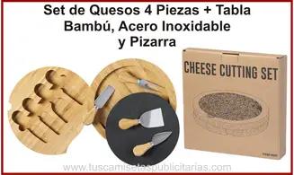 Set de Quesos Bambú 5 Piezas