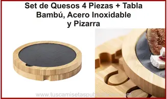 Set de Quesos Bambú 5 Piezas