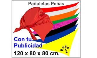 Pañoletas Peñas Publicidad Publicitarias