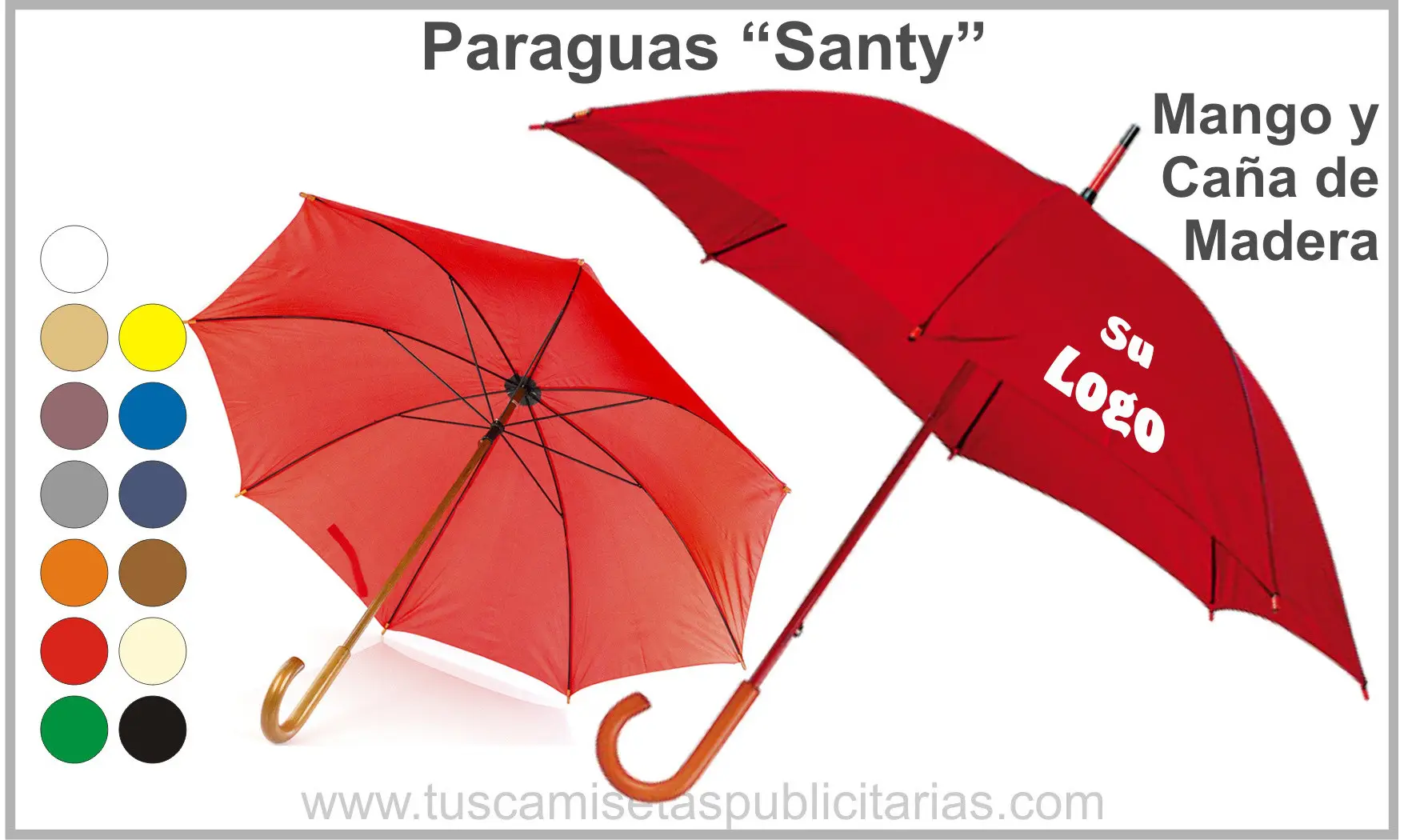 Paraguas Publicitarios Baratos