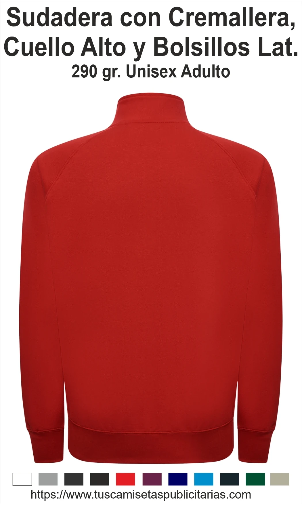 Sudaderas Publicitarias Cremallera