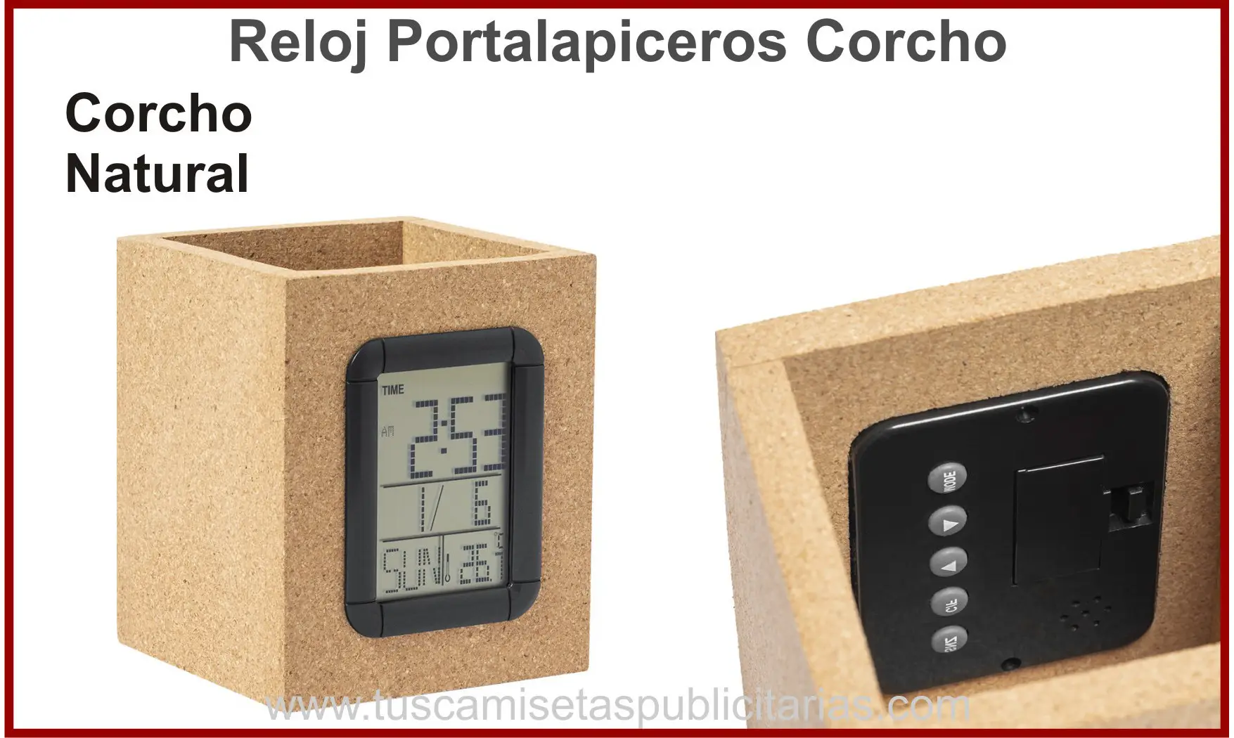 Reloj Publicitario Sobremesa