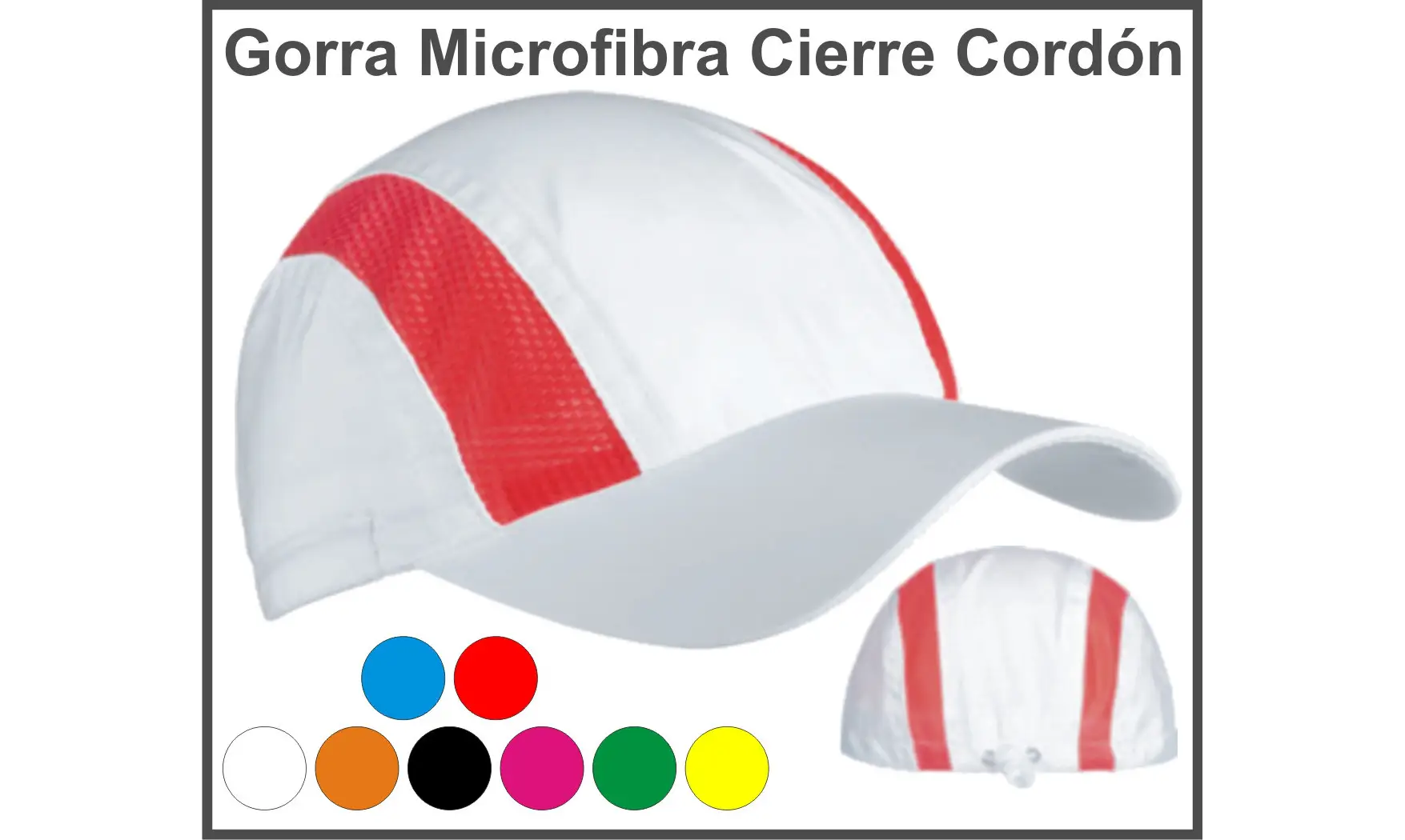 Gorras Microfibra Personalizadas.