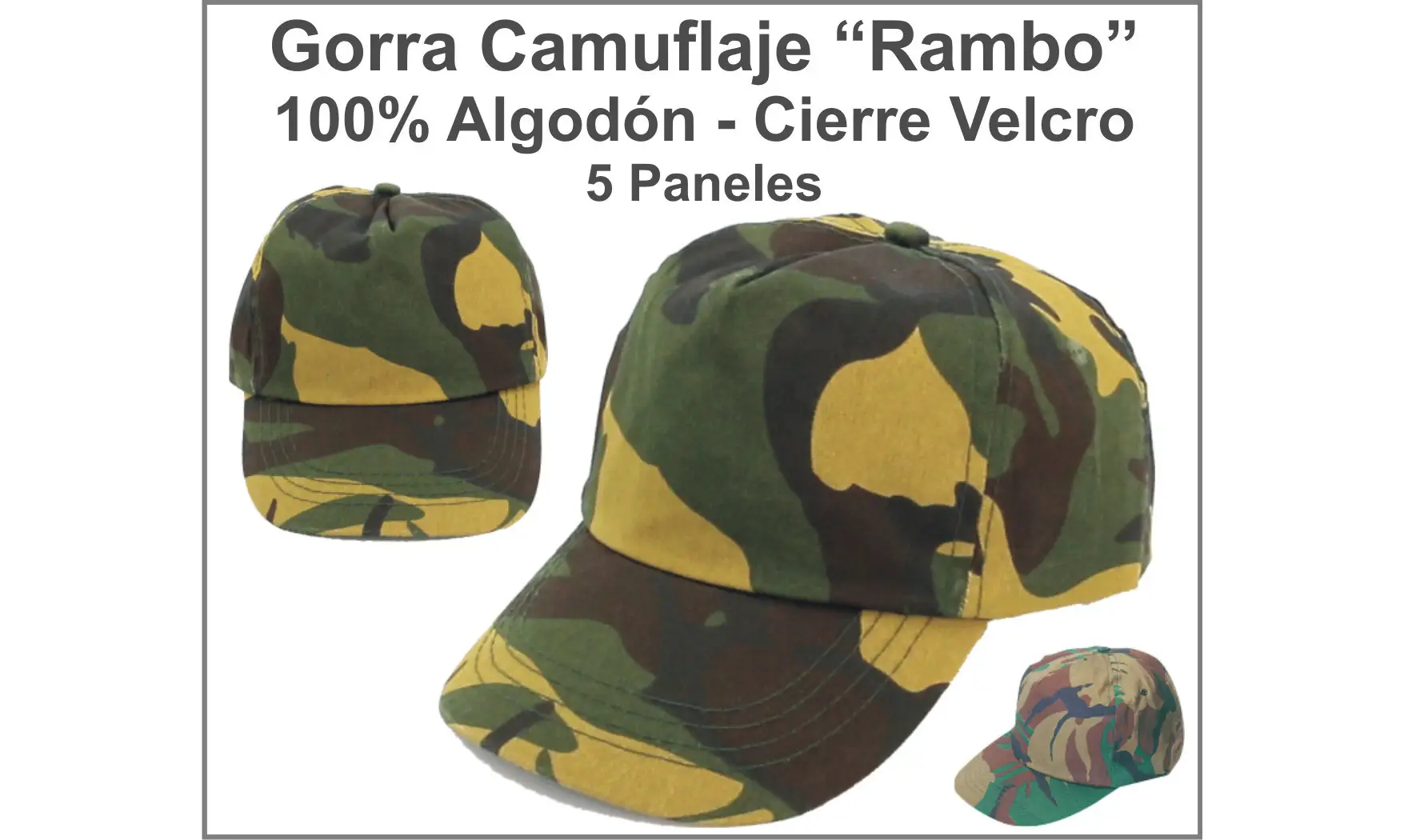 Gorra Camuflaje Publicidad