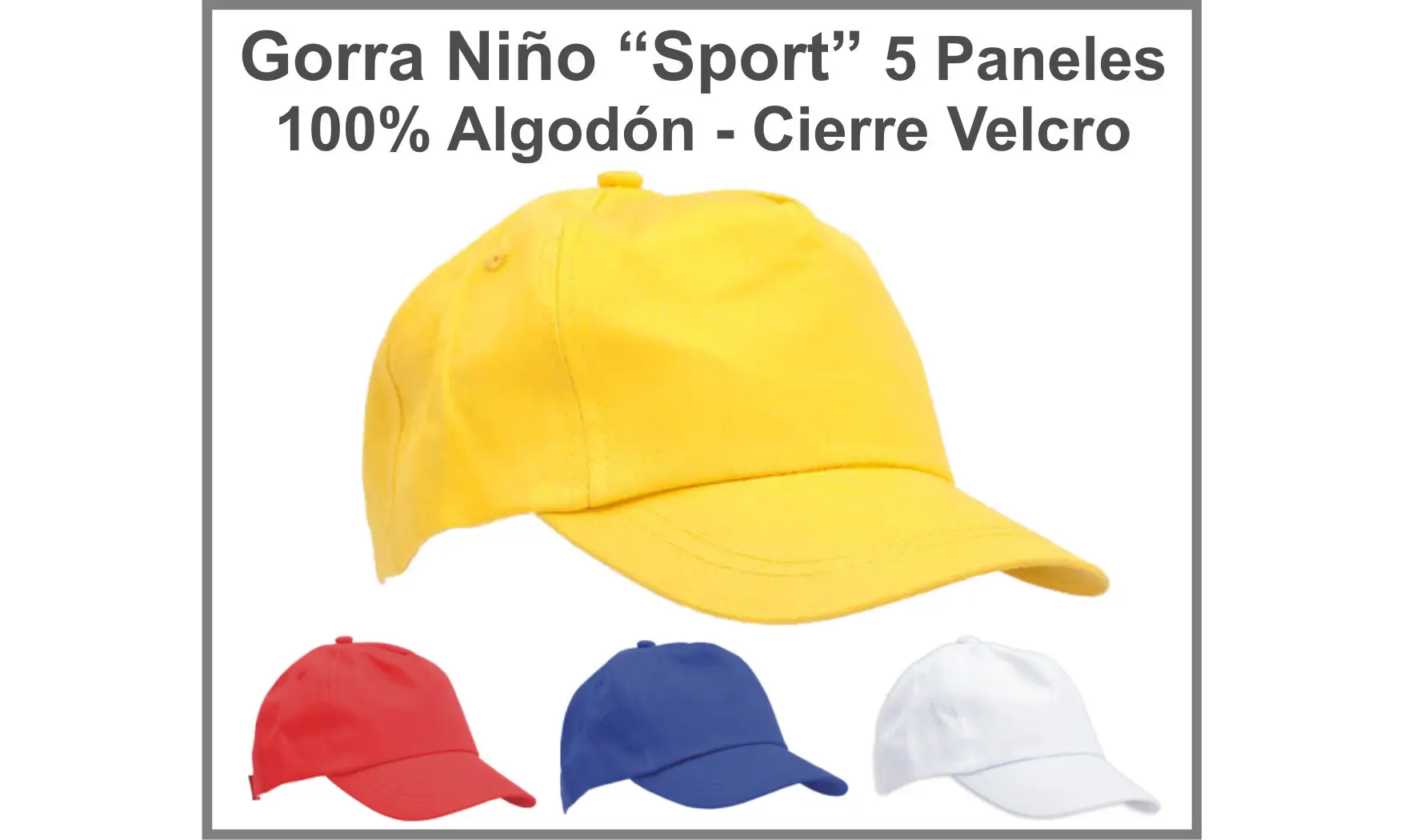 Gorra Publicidad Niño