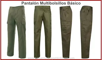 Pantalón Multibolsillos Básico