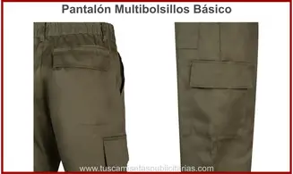Pantalón Multibolsillos Básico
