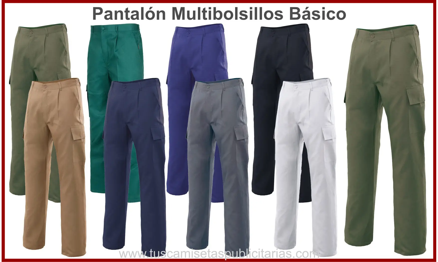 Pantalón Multibolsillos Básico