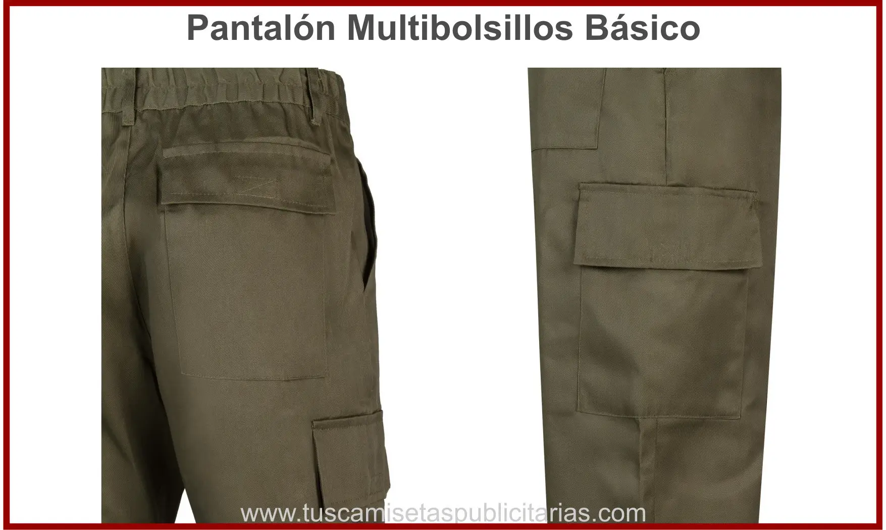 Pantalón Multibolsillos Básico