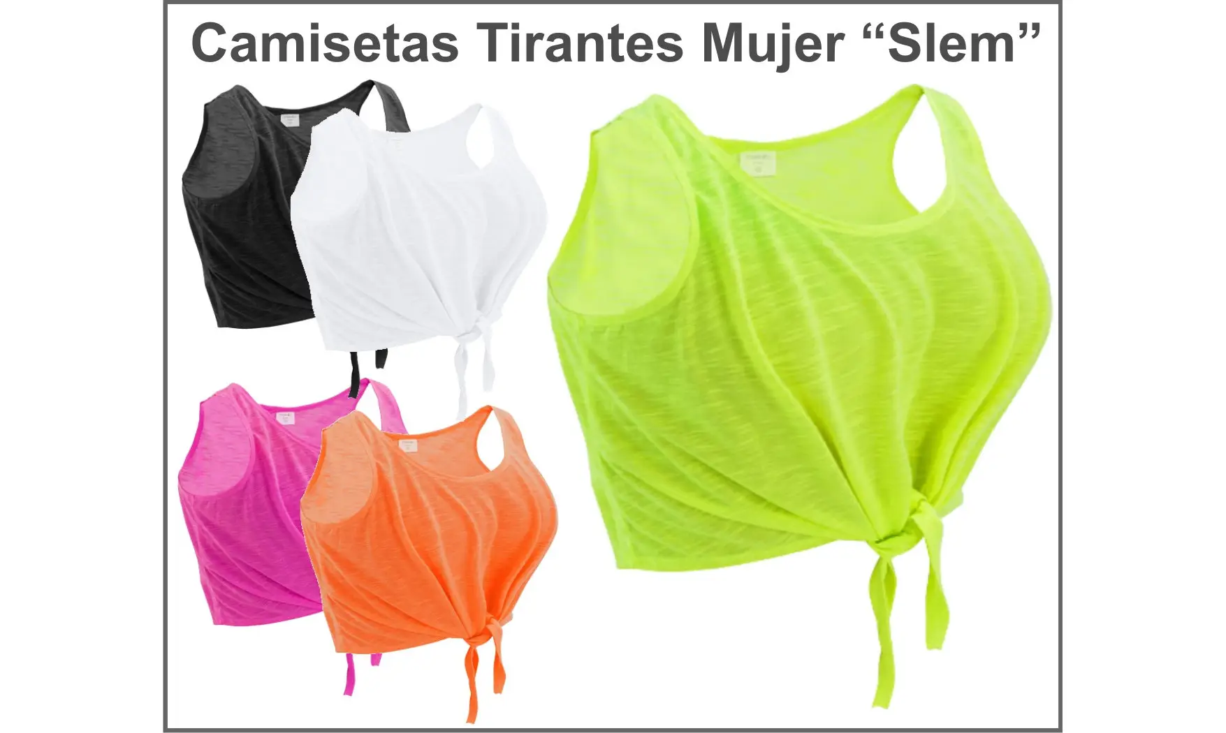 Camiseta Tirantes Personalizada