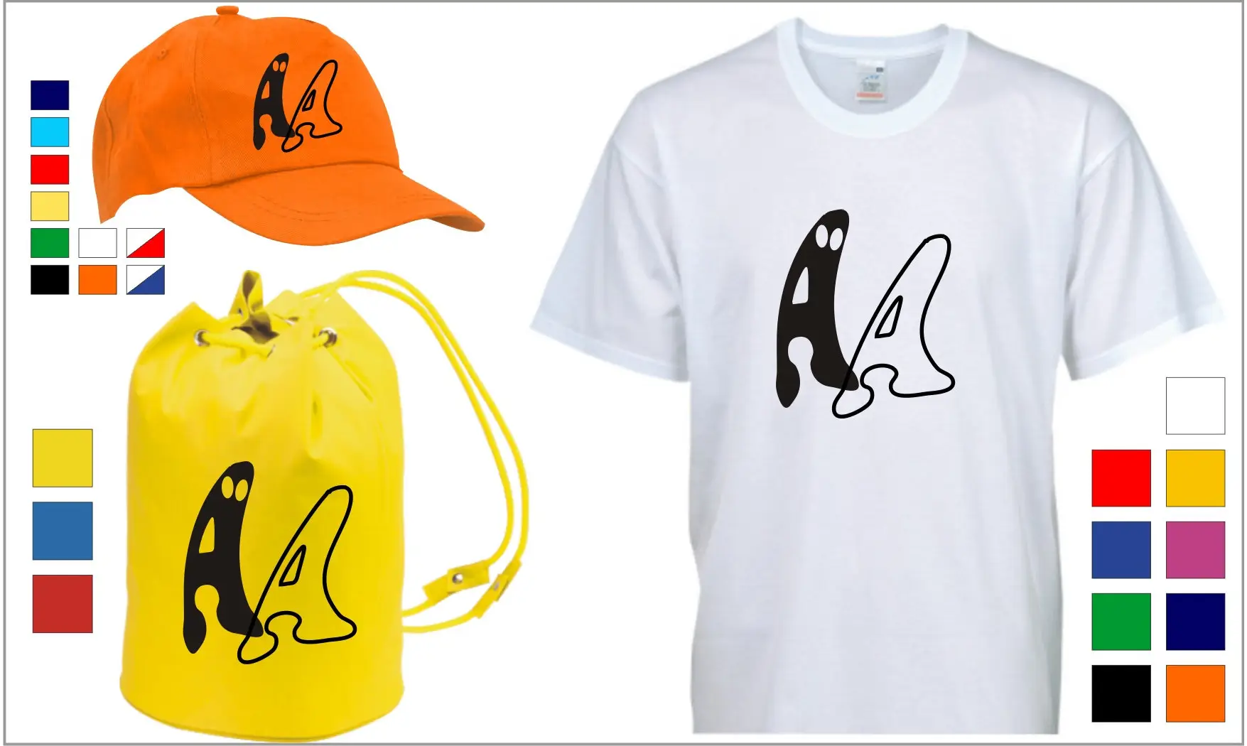 Camiseta + Gorra + Petate con tu Inicial