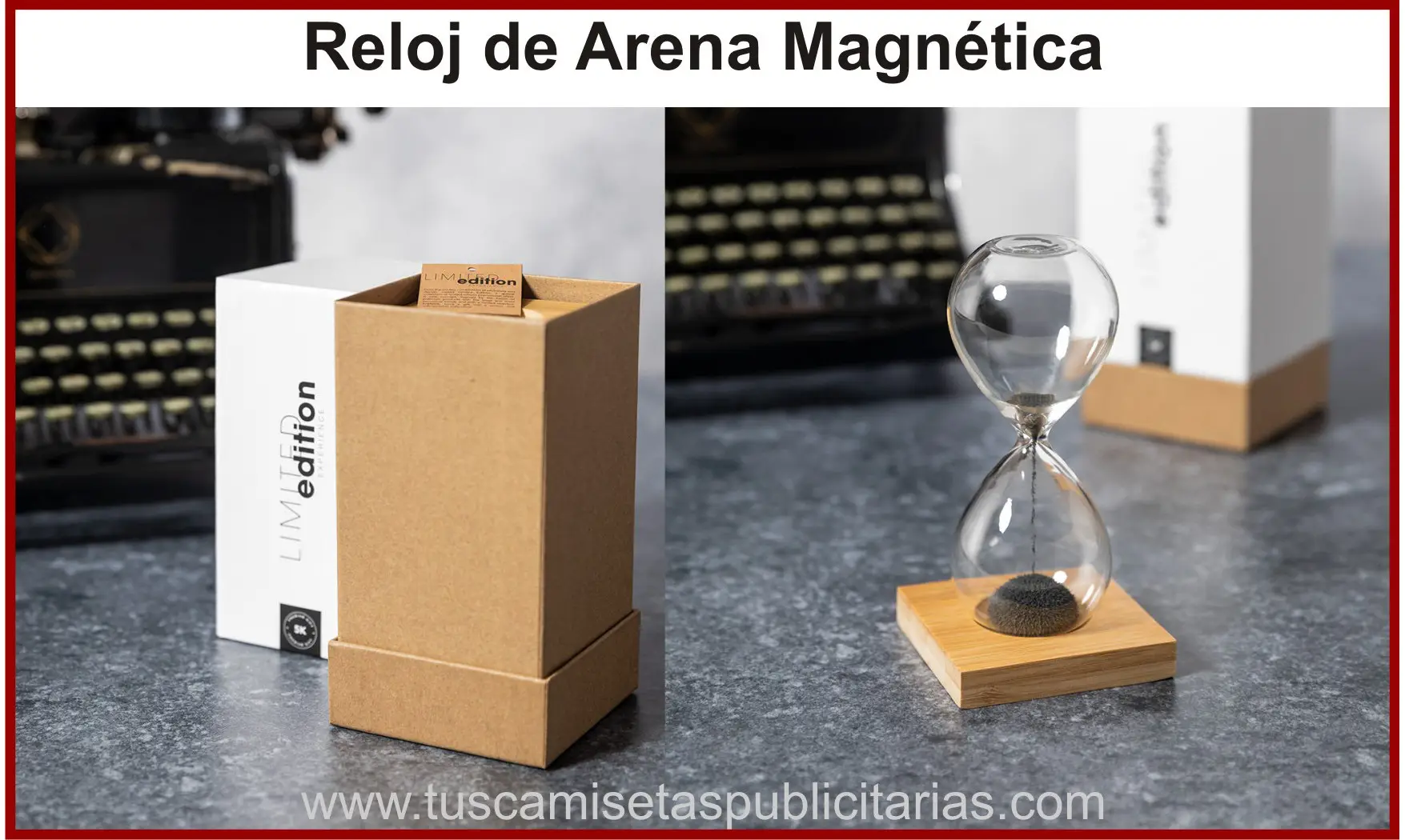 Reloj Arena Magnética Personalizado