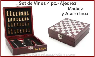 Set de Vino Ajedrez