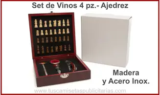 Set de Vino Ajedrez
